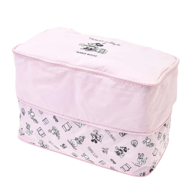 ミニー 衣類圧縮収納ポーチ(S) DISNEY TRAVEL 1,800円
