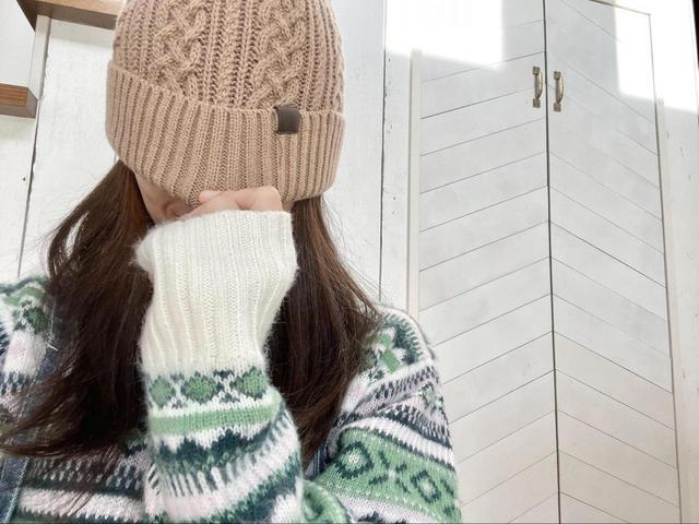 【しまむら　アミガラワッチ】979円（税込）なのにしっかりとした生地の厚み！