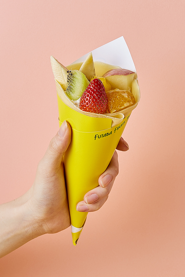 「フタバフルーツパーラー」クレープ