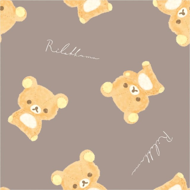 【リラックマ・オフィス雑貨シリーズ】「名刺ケース」モノクロダークブラックの内生地