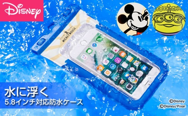 夏ディズニー の放水に負けないディズニーデザインの防水 防塵スマホケースが可愛い ディズニー特集 ウレぴあ総研