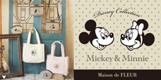 Maison de FLEUR「Mickey Mouse&Minnie Mouse/レトロフェイスアートシリーズ」