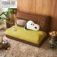【PEANUTSのベルメゾンオリジナル インテリア商品売れ筋ランキング 1位】「4WAYソファーベッド『スヌーピー』」ビーグルスカウト 90cm 32,800円（税込） （※別途サイズあり）
