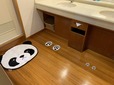 化粧室にもパンダ発見！
