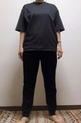 エアリズムコットンオーバーサイズTシャツ（5分袖）