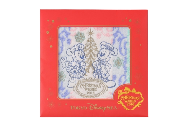 ミニタオル ¥1,000｜東京ディズニーシー「クリスマス・ウィッシュ」（2016年）スペシャルグッズ