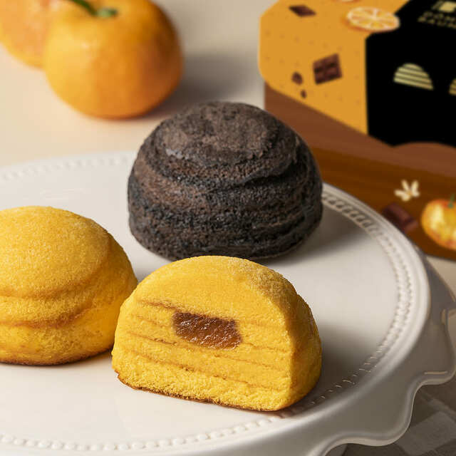 【ゴディバ】「ドームバームクーヘン ショコラ&みかん」