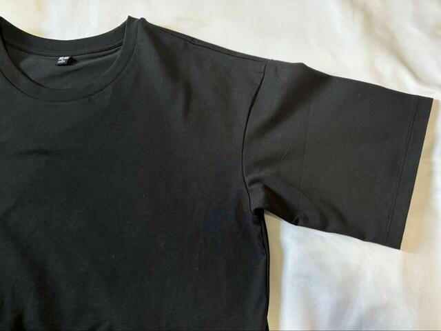 【UNIQLO エアリズムコットンTワンピース/半袖】カラーはブラック、ピンク、ナチュラル、オリーブ、ライトオレンジ、ネイビーと豊富！一部は4月下旬発売予定です