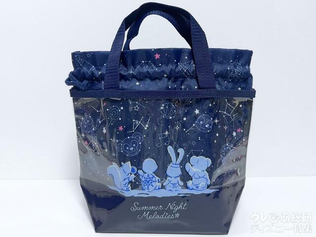 巾着の口をほどくとピンと立ちます