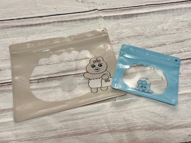 いい意味でおぱんちゅうさぎらしからぬシックなカラーのジッパーバッグ