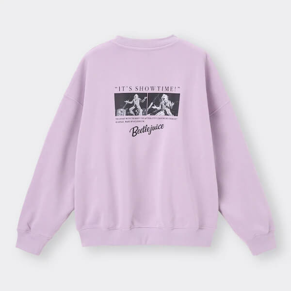 『ビートルジュース』グラフィックスウェットプルオーバー(長袖)WB CLASSIC FILM COLLECTION +X