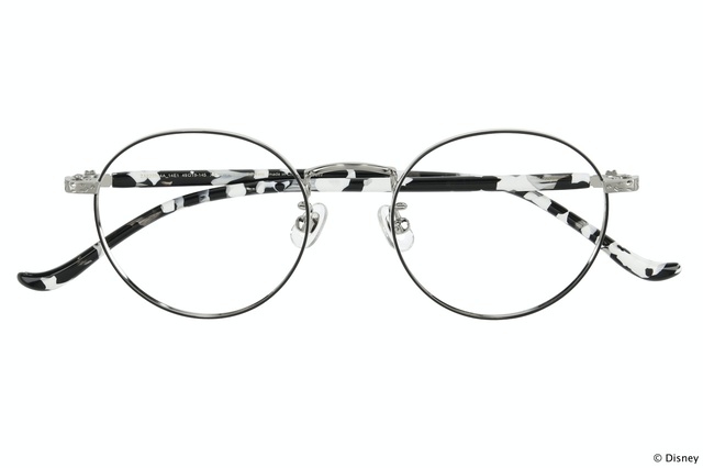 ZA222004_14E1（ブラック）｜『101匹わんちゃん』｜13,300円（税込・セットレンズ代込）｜ディズニー コレクション created by Zoff “FURRY series”