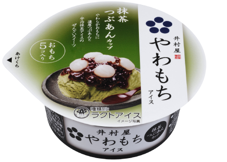 やわもちアイス　抹茶つぶあん