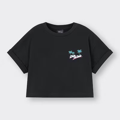 GU ディズニー GIRLSグラフィックT(半袖) ¥990