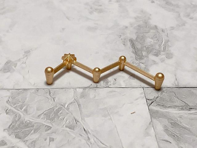 【ナチュラルキッチン】カトラリーレストカシオペア座ゴールド／税込110円