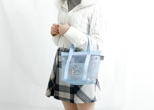 【センチメンタルサーカス】メッシュミニトートバッグ 3,080円/シャッポたちの刺繍もかわいいメッシュトートバッグ