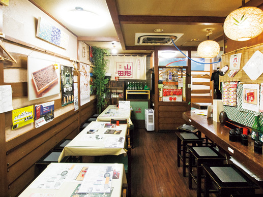 銀座そばきりや 山形田／内観 