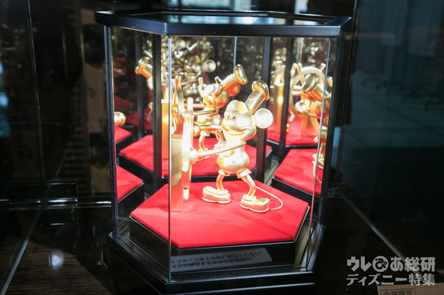 純金200gフィギュア 蒸気船ウィリー 3,500,000円｜ディズニー・アート展