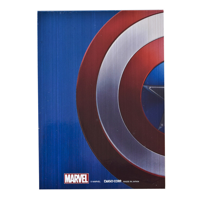 MARVEL B6 ノート Captain America 580円