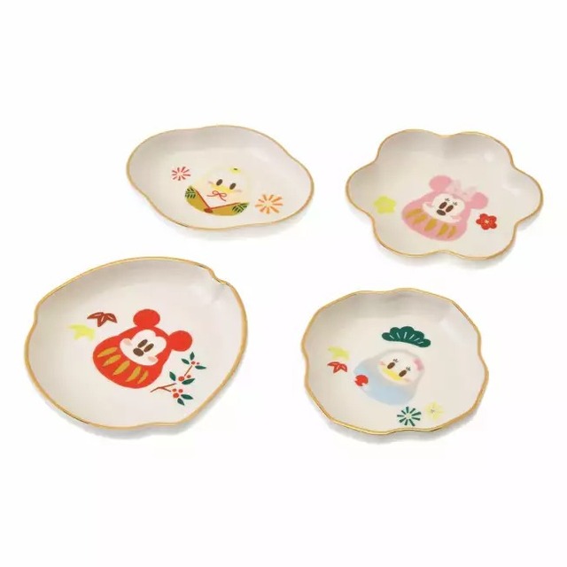 ミッキー＆フレンズ 豆皿 セット NEW YEAR 2024 3,400円