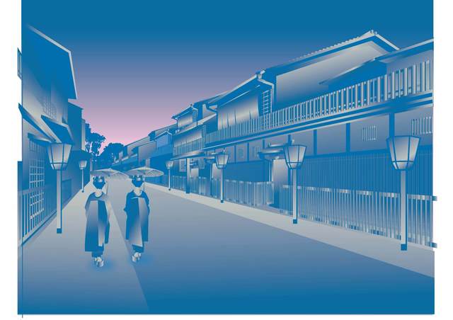 舞妓さんが歩く「花見小路」