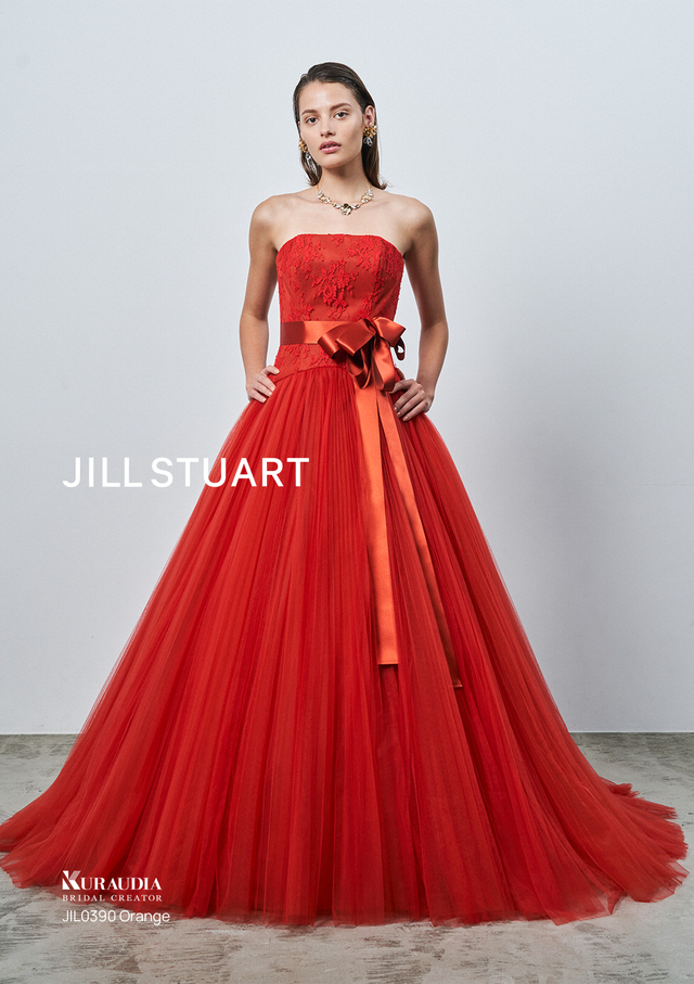 【JILL STUART（ジルスチュアート）新作ウェディングドレス】JIL0390-Orange