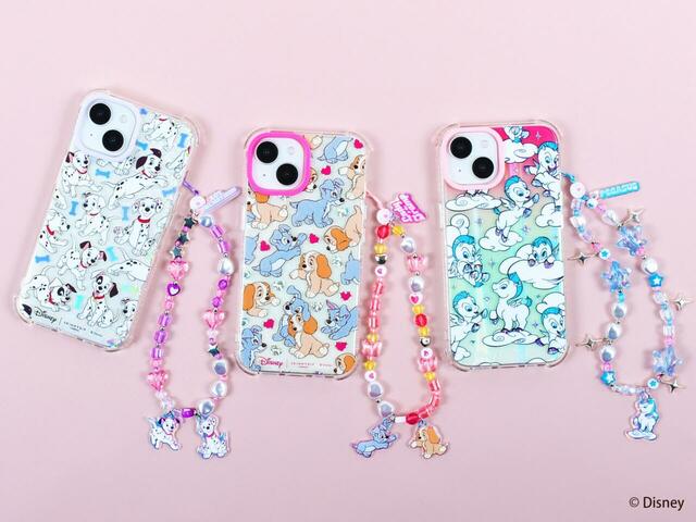 iPhone用ケース 3,960円、ビーズフォンストラップ 2,420円｜SKINNYDIP LONDONディズニーコレクション