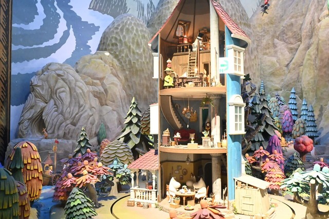 ムーミン屋敷の中も再現