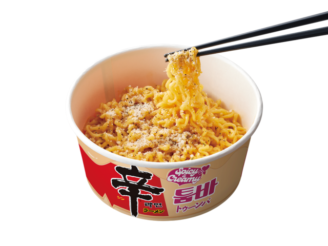 「【新大久保発】辛ラーメン トゥーンバ」＜価格：539円（税込）＞【焼肉きんぐが“新大久保の人気店”とコラボした「新大久保フェア」を開催！29店舗で先行販売スタート！】