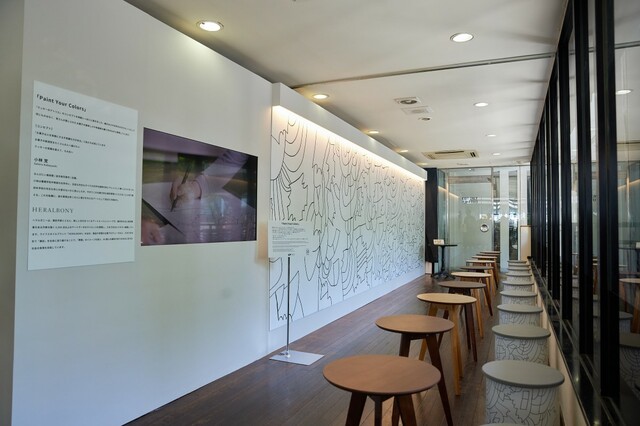 【クッキーのアトリエ】2階のウォールアート