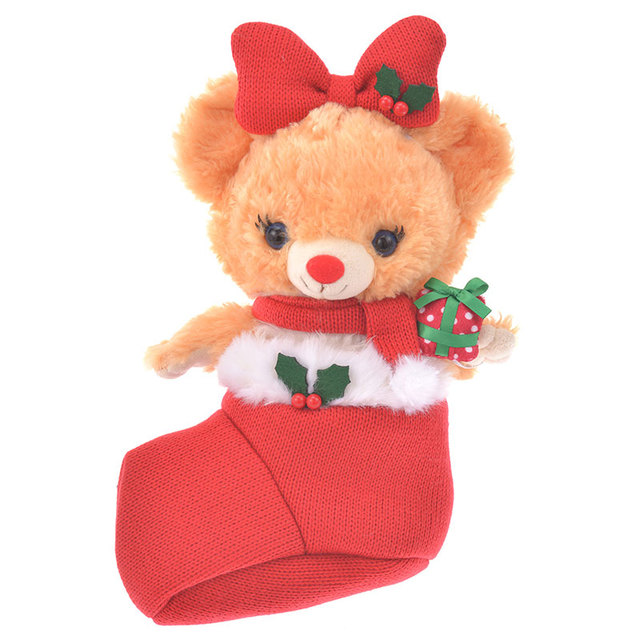 ユニベアシティクリスマスコスチューム 靴下（赤）2800円