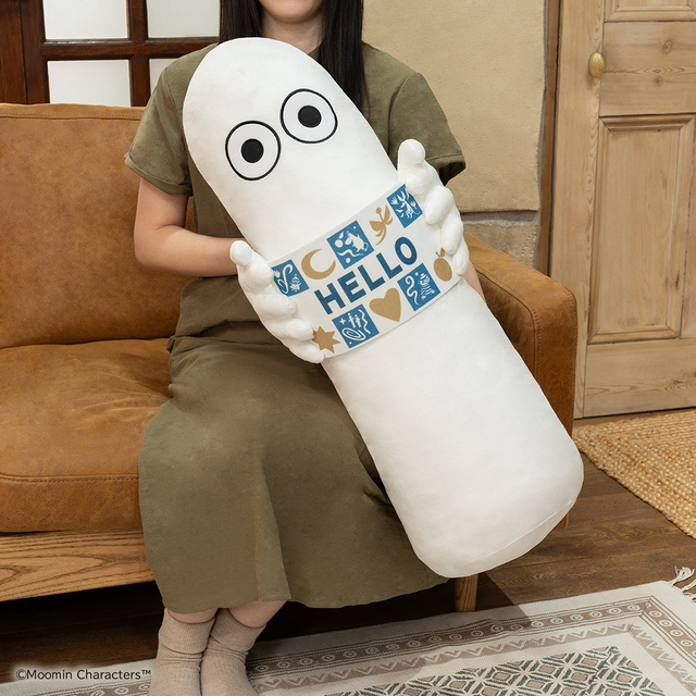 【タイトーくじ ムーミン Anniversary Year】LH賞　ウェルカムボード付きニョロニョロ ぬいぐるみ（全1種／約80cm）