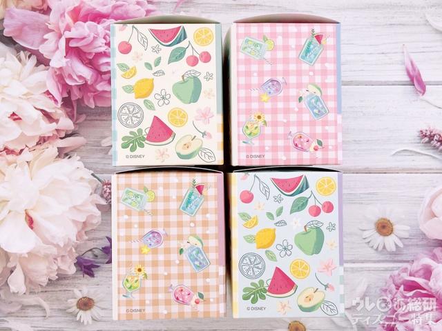 横：フルーツとドリンクモチーフ