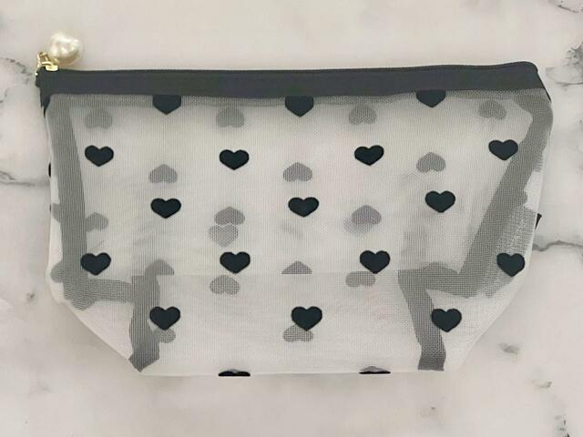 【sweet2023年7月号付録】大ポーチはホワイトのシースルー素材!