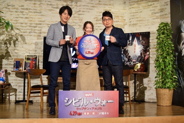 アベンジャーズ スッパイダーマン 参戦に宮迫 溝端興奮 シビル ウォー キャプテン アメリカ マーベルカフェ開店 1 2 ディズニー特集 ウレぴあ総研