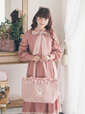 【Maison de FLEUR×青木美沙子×Marroncream】Marroncream ギンガムチェックバッグ カラー：DarkPink 価格　：￥7,700