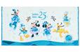 ワイドバスタオル 4,300円｜「東京ディズニーシー25周年“スパークリング・ジュビリー”」スペシャルグッズ｜販売店舗：東京ディズニーシー「エンポーリオ」｜発売日：2026年4月8日（水）