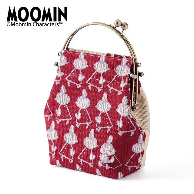 形を変えて使えるがま口バッグ／亥之吉「ムーミン」