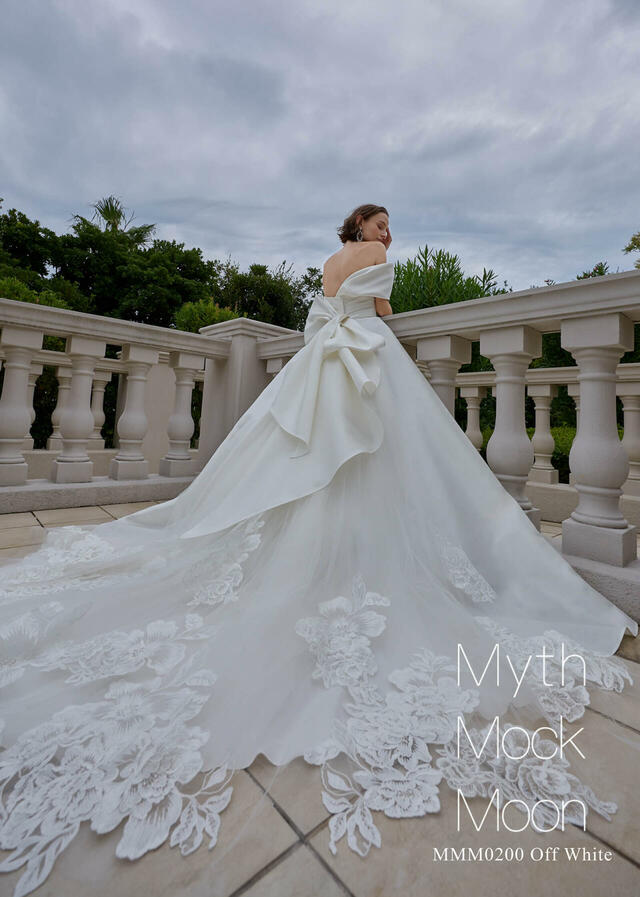 クラウディア「Myth Mock Moon(ミスモックムーン)」新作ウェディングドレス MMM0200_Off White