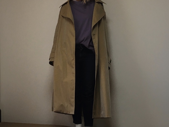 【ワークマン サーバーリラックスバスク】コートを羽織って