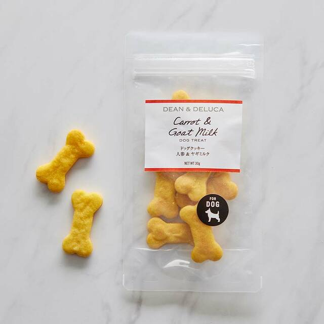 【DEAN ＆ DELUCA ドッグクッキー 人参とヤギミルク】わんこのお腹にやさしい犬用クッキー♪