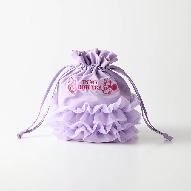 チュール巾着ポーチ「ミニー&デイジー」|¥3,490 (税込)