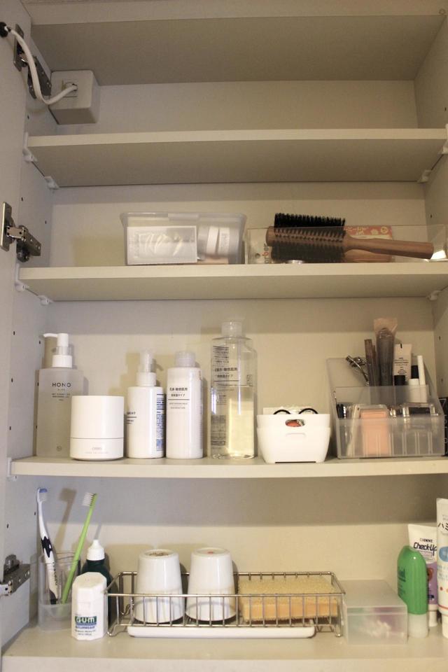 【片付け後】洗面台収納がスッキリ！