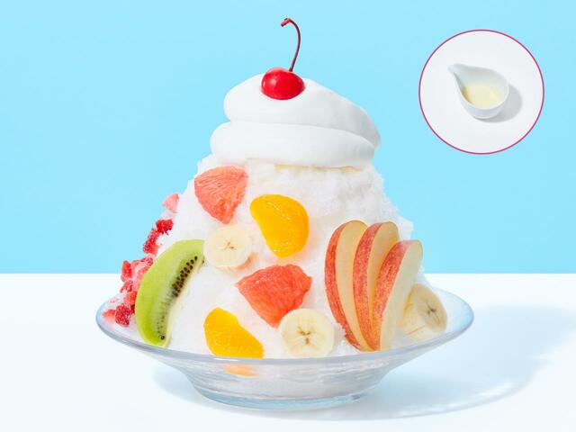 「しろくま」＜690円（税込759円）＞【ふわふわ純氷かき氷フェア】