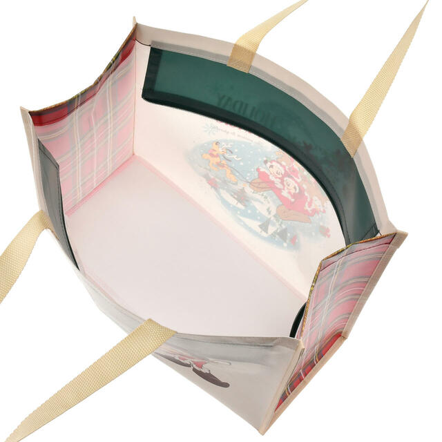 ミッキー＆フレンズ ショッピングバッグ・エコバッグ(M) DISNEY CHRISTMAS 950円