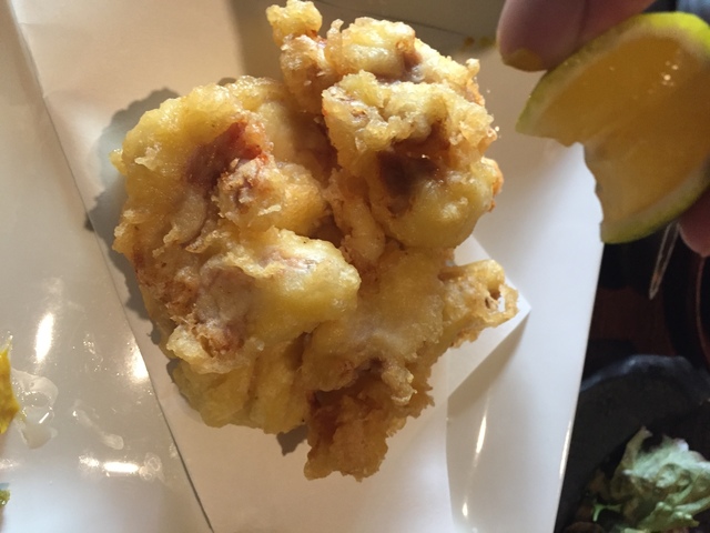 大分名物とり天は、衣さくさくお肉はジューシー