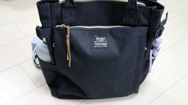 【anello(アネロ) 2WAYリュック POST】マチが16cmあるので、サイドポケットも収納力にすぐれています◎