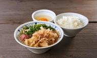 紀州南高梅の梅かつお豚汁定食