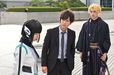 『劇場版 仮面ライダーゼロワン REAL×TIME』より、イズと不破諫（中央）、滅（右）のシーン