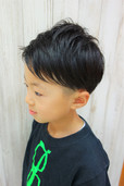 「大人顔負けツーブロック」サイド ©KID'S HAIR DESIGN CHOKKIN'S